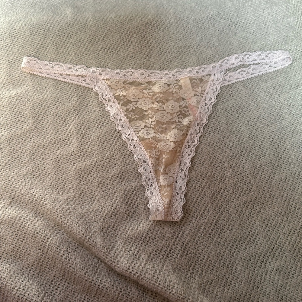 Victoria’s Secret Pink Lace Thong